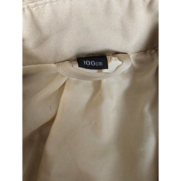 Vintage Hepworths Jacket Coat 100cm Tan Zip Up Buttons Pockets Corduroy Accent - Picture 3 of 16
